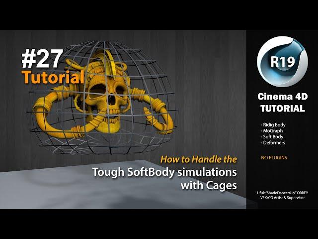 Cinema 4D Tutorial - How to handle soft body simulations properly.