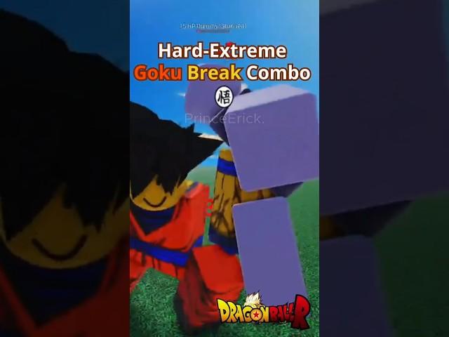 Goku Hard-Extreme Break Combo#shorts #roblox #goku  #dragonball #dbr #dbrrework