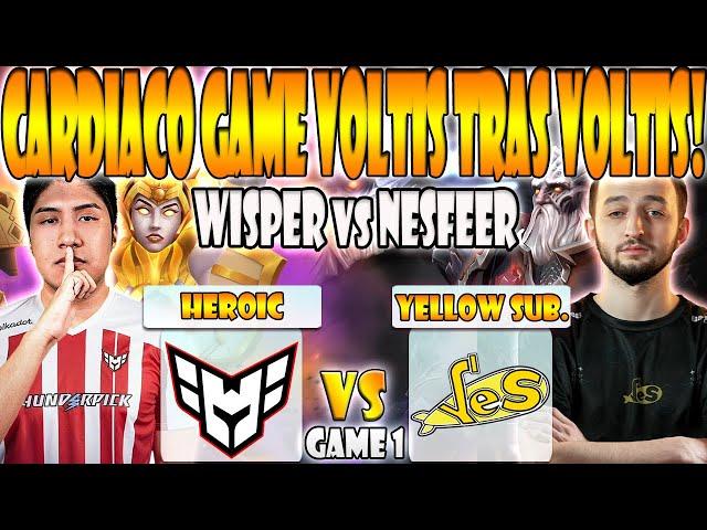HEROIC VS YELLOW SUBMARINE BO3[GAME 1]WISPER, SCOFIELD VS NESFEER, REIBL-PGL WALLACHIA S3- DOTA 2