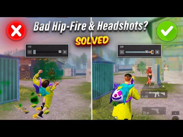 Why your AIM, HIP-FIRE and HEADSHOT is bad!  | PUBG MOBILE / BGMI (Guide/Tutorial) Tips and Tricks