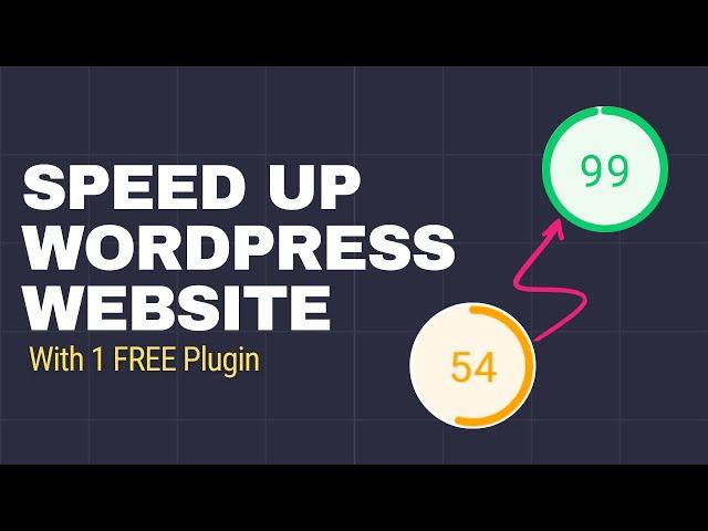 How to Speed Up Your WordPress Website for Free (With 1 Click) 