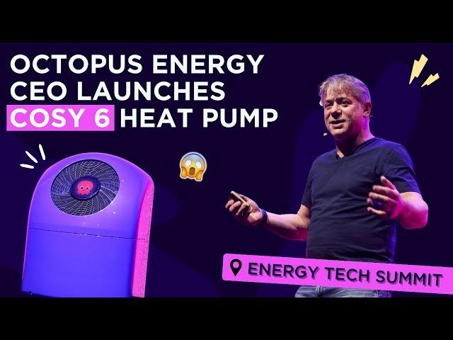 Octopus CEO launches the Cosy 6 heat pump | WIRED Energy Tech Summit highlights