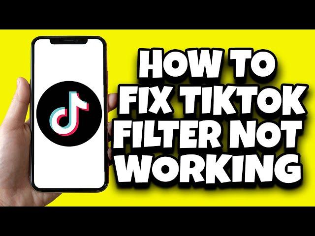 How To Fix TikTok Filter Not Working iPhone (Solved)