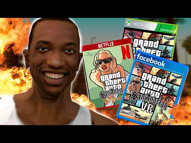 TODAS las VERSIONES de GTA SAN ANDREAS