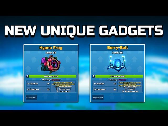 NEW GADGETS DETAILED REVIEW - PIXEL GUN 3D HYPNO FROG & BERRY-BALL