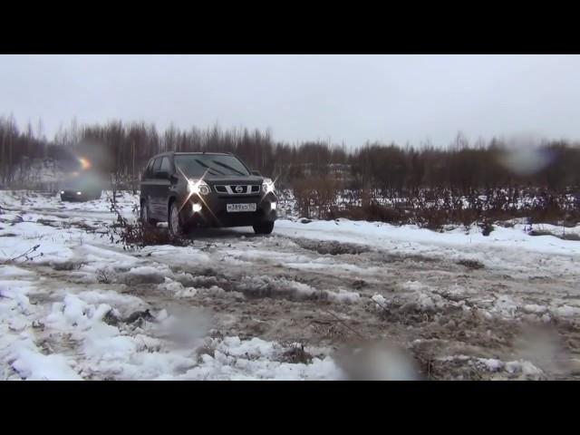 Nissan X-Trail 2, тест-драйв на бездорожье / Nissan X-Trail, off-road test