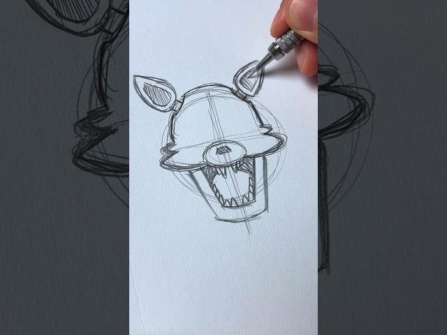 Drawing ASMR Foxy! FNAF (#shorts)