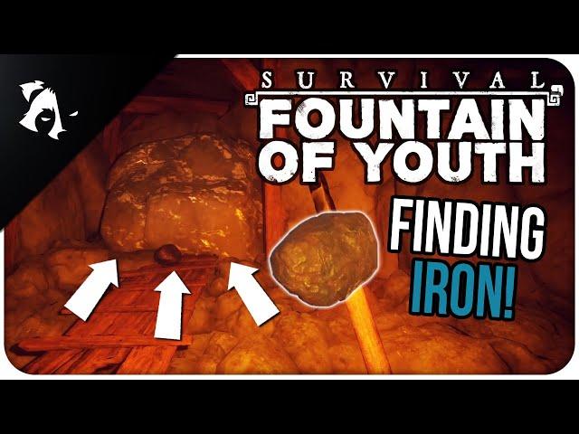 FINDING IRON! | SURVIVAL FOUNTAIN OF YOUTH | Ep15