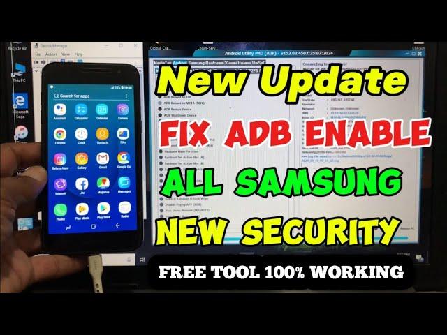 How To FRP Bypass Samsung Galaxy With Android Utility Tool New Security Base Update MTP  Mode Androi