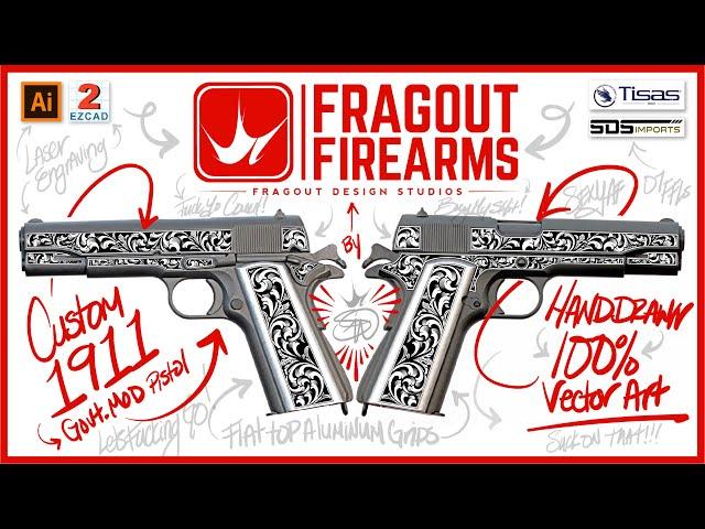 Custom 1911 A1 US ARMY GOVT Pistol For Laser Engraving by Fragout Firearms