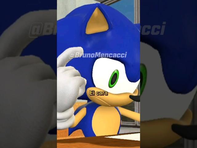 SONIC NA ESCOLA! #shorts #curiosidades #sonicthehedgehog #sonic #jogos #humor #viral