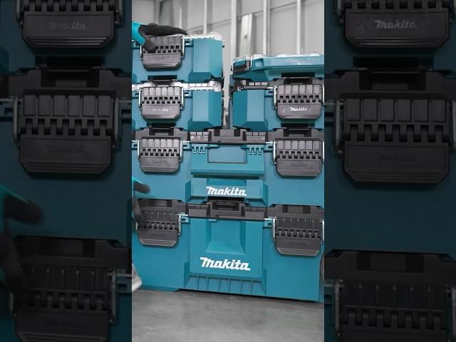 Makita MAKTRAK Tool Box System with dual-hinging lids and spacious horizontal designs #toolstorage