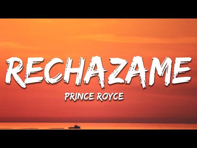 Prince Royce - Rechazame (Letra/Lyrics)