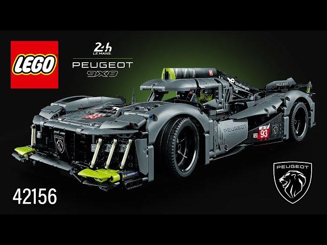 LEGO® Technic™ PEUGEOT 9X8 24H Le Mans Hybrid Hypercar (42156)[1775 pcs] Instructions | TBB