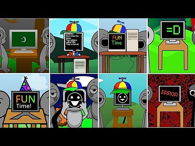 Incredibox - Sprunki ALL MR.FUN COMPUTER in Random Different Mods - 3 Series.NEW UPDATE