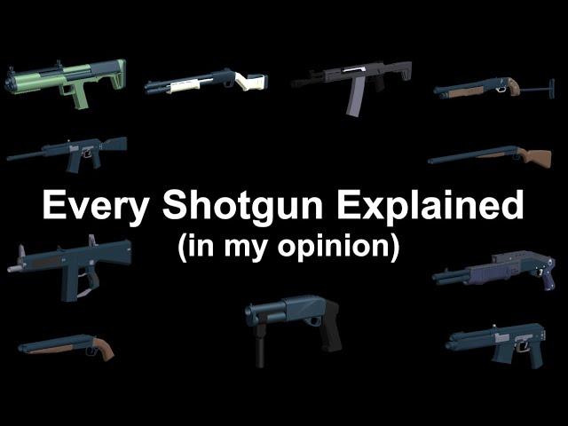 every shotguns explained in Phantom Forces