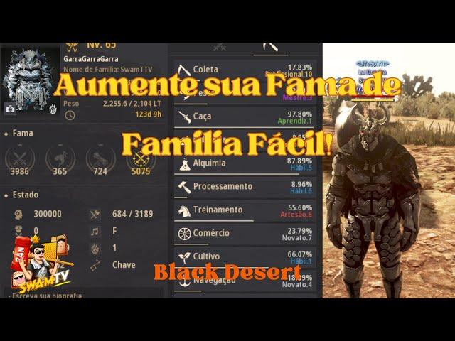 Fama de Familia! Como conseguir 7k de forma fácil! Black Desert 2024