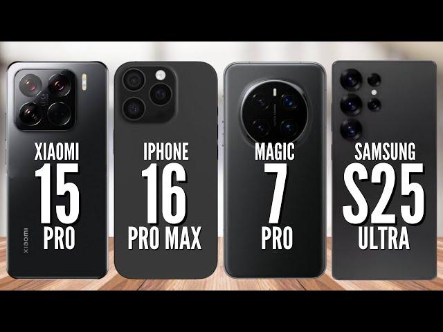 Xiaomi 15 Pro vs iPhone 16 Pro Max vs Honor Magic 7 Pro vs Samsung S25 Ultra | Kemono Tech