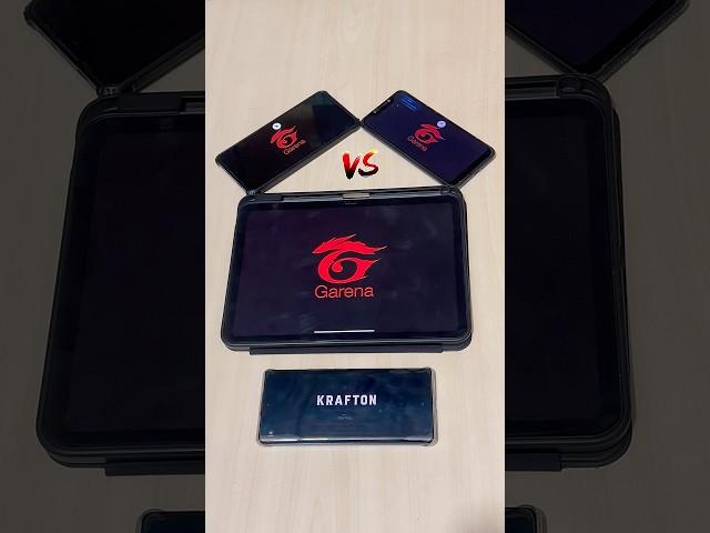 Galaxy Z Fold 6 vs SAMSUNG S25 Ultra  vs S24 vs S23 vs S22 vs S21 - GAMING SPEED TEST #freefire