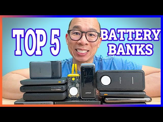 I Tested $1500 Worth Of Battery Banks - Here's My Top 5