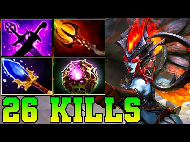 26 Kills QOP Dota 2 Mid Lane Beast - Best Queen Of Pain Dota 2 Pro Gameplay Guide Build 7.37