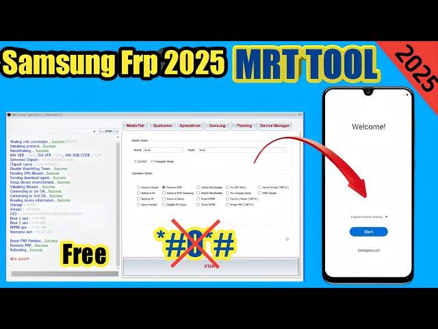 All Model- Samsung Frp Bypass 2025 | Samsung Frp Unlock Free Tool | Samsung Frp Bypass Android 13,14