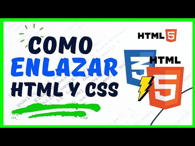 5. COMO ENLAZAR HTML con CSS  Como vincular HTML con CSS en Visual Studio Code