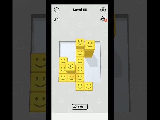 Stack Blocks 3D Level 55 Walkthrough