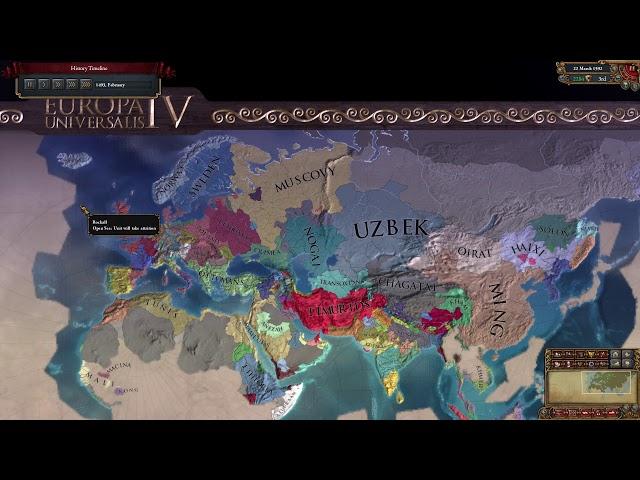 Eu4 All belongs to Mother Russia and Relentless Push East achievements as muscovy timelapse| IRONMAN