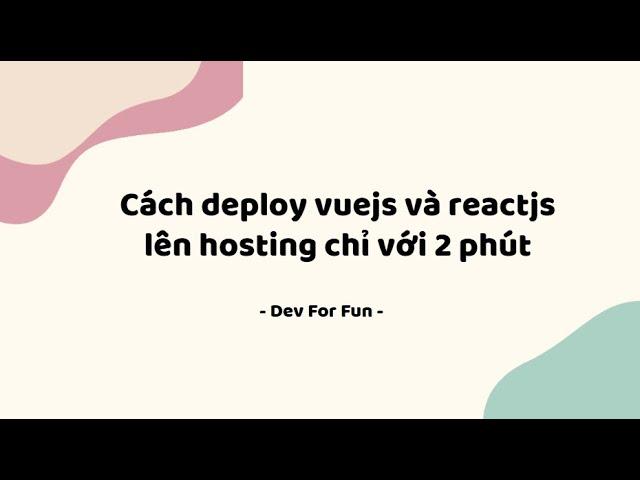 Deploy ReactJS & VueJS lên Hosting Chỉ Trong 2 Phút với INET!