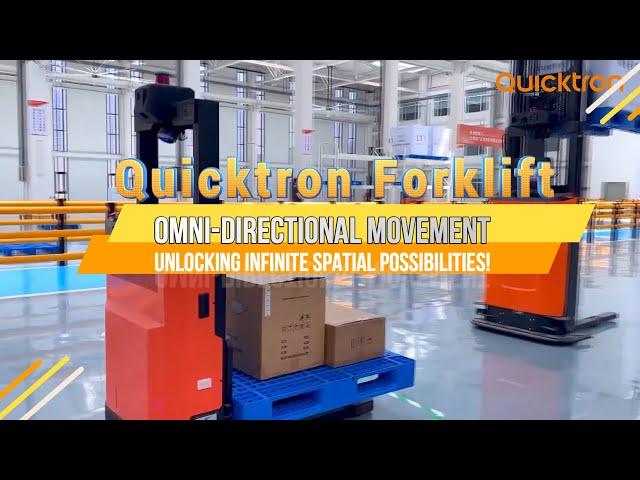 Quicktron 𝐎𝐦𝐧𝐢𝐝𝐢𝐫𝐞𝐜𝐭𝐢𝐨𝐧𝐚𝐥 𝐅𝐨𝐫𝐤𝐥𝐢𝐟𝐭! Taking Material Handling Operations to New Heights