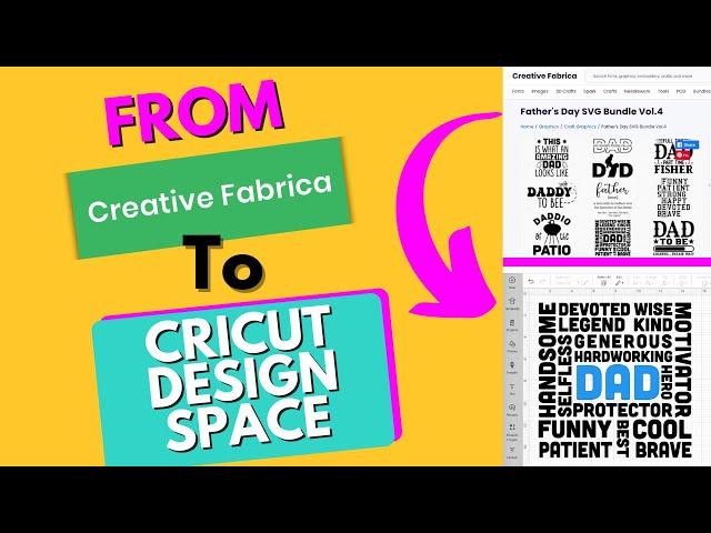 Creative Fabrica To Cricut Design Space | Creative Fabrica For Beginners | Creative Fabrica Tutorial