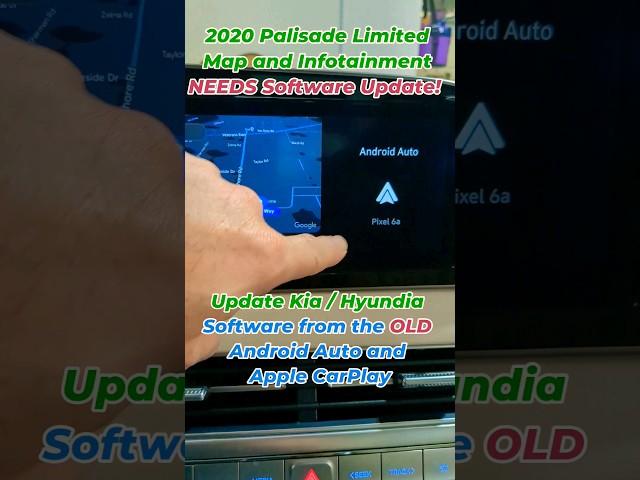 Fix  Apple CarPlay & Android Auto Full Screen with Software Update! Hyundai Kia