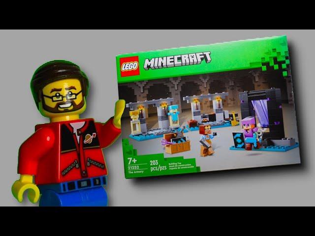 Lego Minecraft The Armory Set 21252 | Build & Review