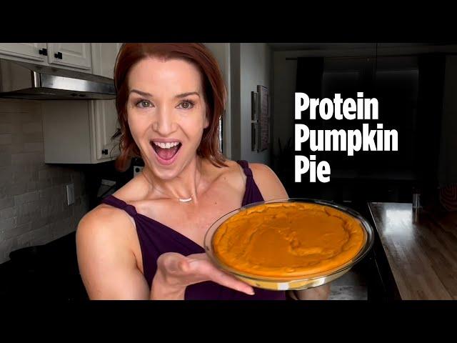 Protein Pumpkin Pie #proteindessert