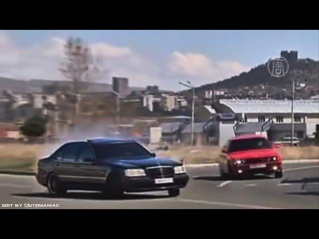 Giorgi Tevzadze Drift / Mercedes Benz W140 S 70 AMG & BMW E34 M5