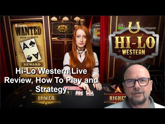 Playtech Hi Lo Western Live Review, How to Play & Strategy