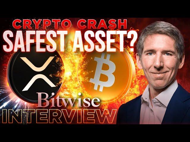 XRP = Safest Crypto Asset?Market Crash w/ Matt Hougan Bitwise INTERVIEW