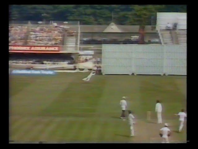 RICHARD WILLIAMS c ALAN HILL b GEOFF MILLER 14 DERBYSHIRE v NORTHAMPTONSHIRE LORD'S SEPTEMBER 5 1981