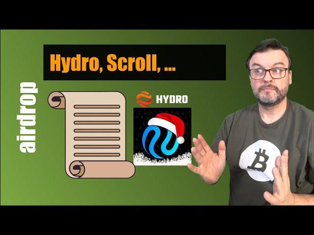 Hydro airdrop a farmovanie Scroll (Orbiter, SyncSwap, ...)