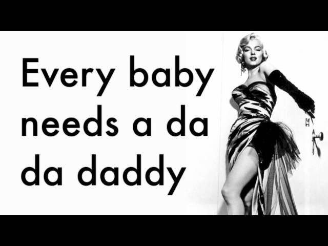 'Every Baby Needs A Da Da Daddy' Marilyn Monroe w/lyrics, 1948