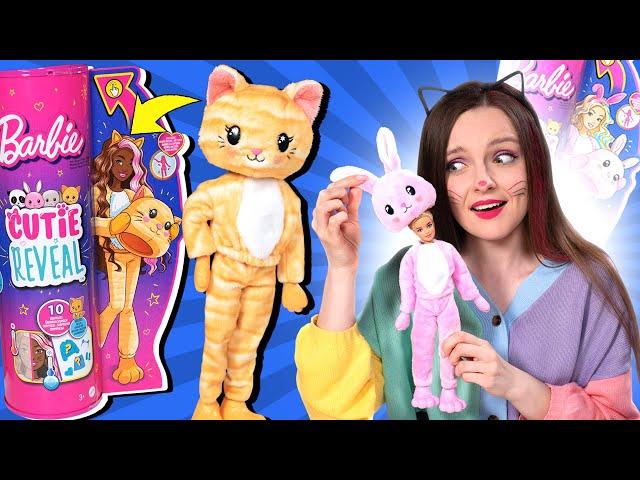 ЛУЧШАЯ НОВИНКА Barbie Cutie Reveal ВНУТРИ ЗАЙЦА и КОТА: обзор и распаковка