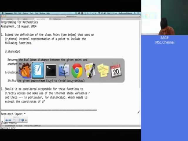 Object oriented programming with python (2) by Madhavan Mukund