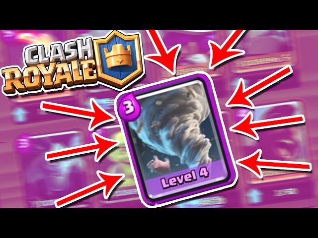 НОВАЯ ЭПИЧЕСКАЯ КАРТА В CLASH ROYALE | ТОРНАДО