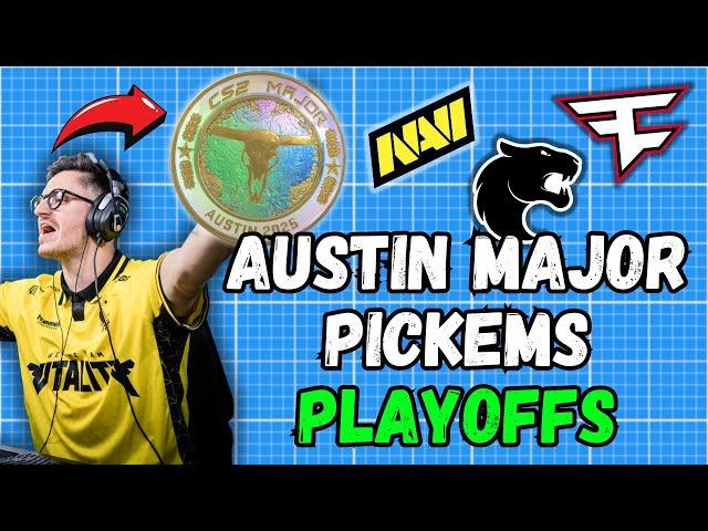 Austin Major Playoffs Pick'Em - Can ANYONE Get Diamond Coin?!  CS2 BLAST Major Predictions!