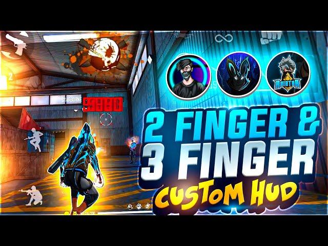 TOP 5 BEST EASY CUSTOM HUD FOR 2 FINGER AND 3 FINGER CLAW | 4 FINGER BEST CUSTOM HUD IN FREE FIRE #6