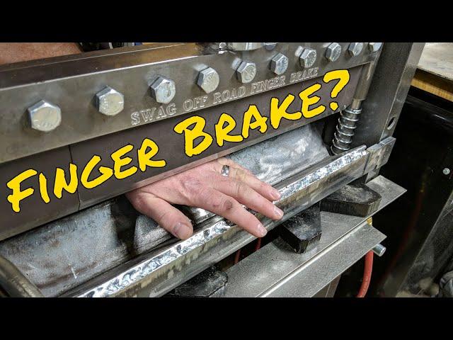 DIY Finger Press Brake using a Harbor Freight 20 Ton press and Swag Off Road!