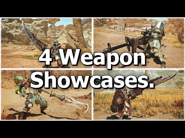 Monster Hunter Wilds: Weapon Showcase Breakdown - The First 4 Weapons!