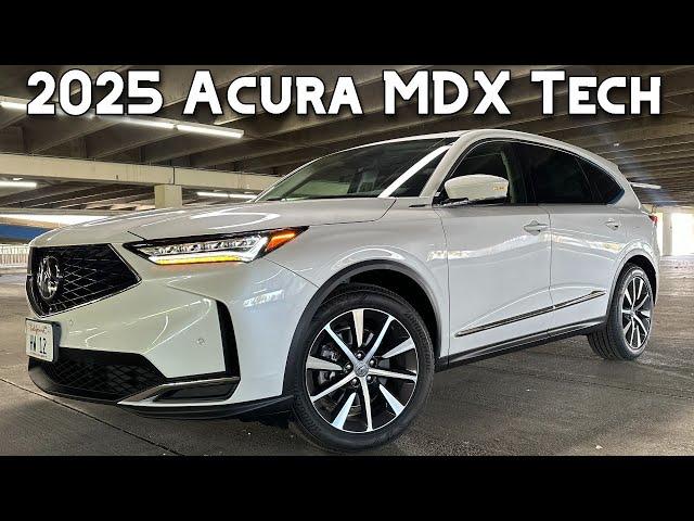 2025 Acura MDX Technology Package Review -- New Features, New Touchscreen, Same Practicality