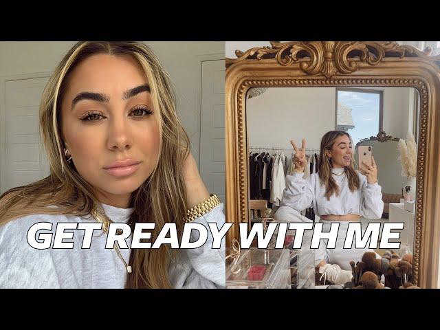 GRWM day in Quarantine: Makeup, Hair & Lounge Outfit | Julia Havens